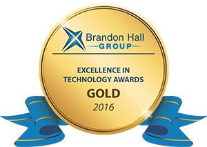 2016 Brandon Hall Gold Award - Gold Award for Excellence in Technology – Best Advance in Unique Learning Technology