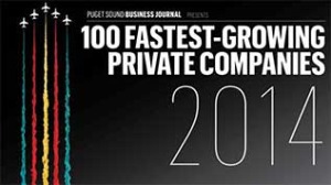 Chronus was named in the top 20 of this 2014 fastest growing private companies in the state of Washington