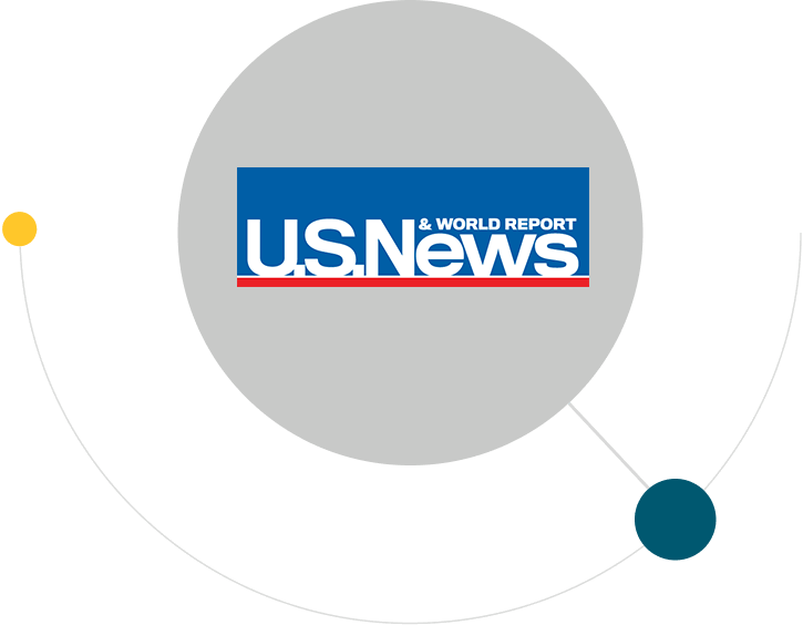 US News logo - student onboarding stat