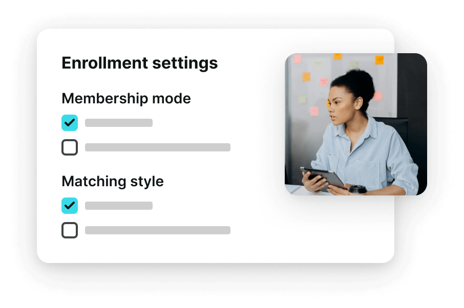 Define your mentoring program enrollment