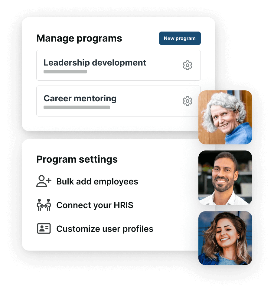 Chronus mentoring software makes it easy to streamline the enrollment process for mentors and mentees