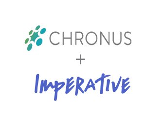 Chronus logo and Imperative logo