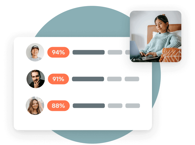 AI-matching connects participants to the right people and skillsets
