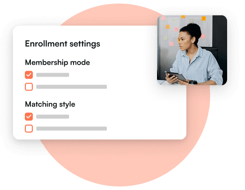 Define your mentoring program enrollment